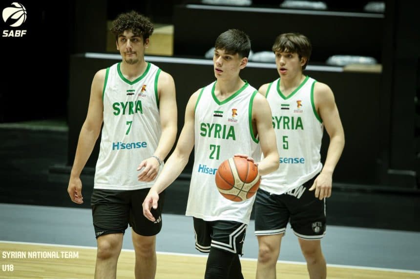 Siria debuta ante Nueva Zelanda en FIBA Asia Sub-19 de baloncesto