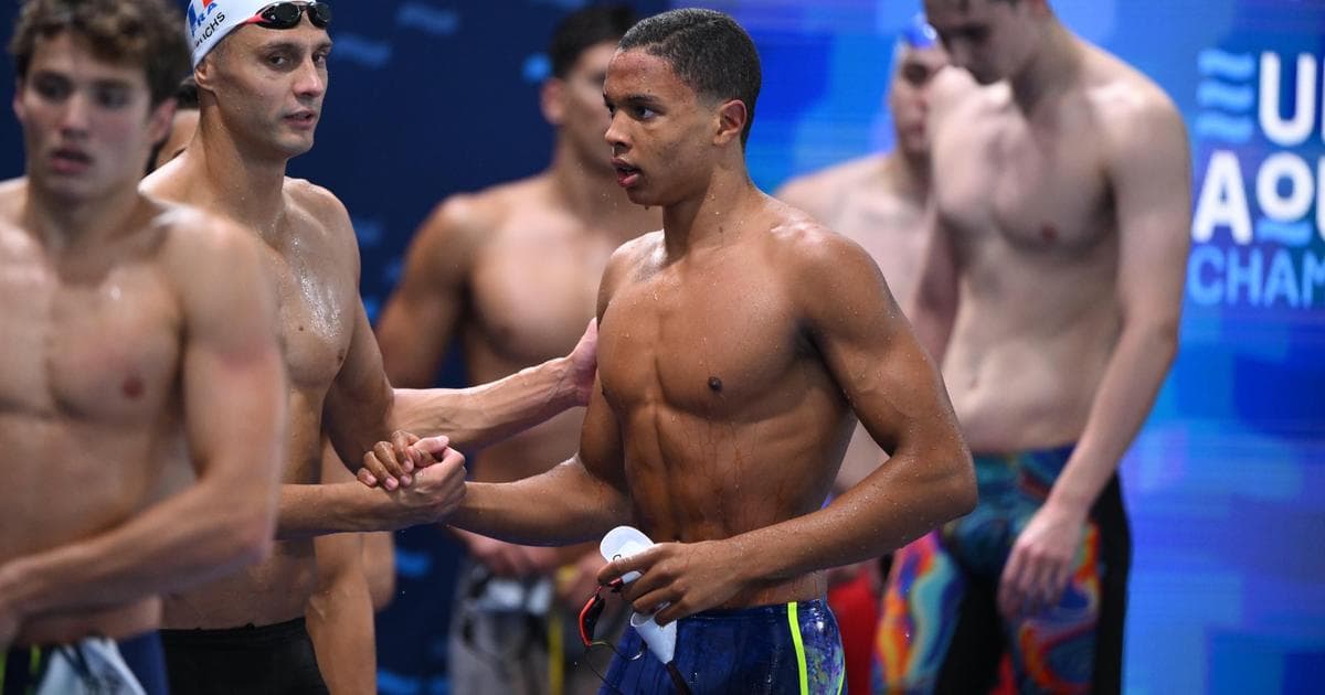 Championnats d’Europe de natation : Sauveur Cristofini, l’ambitieux adolescent déjà vu comme le prochain Léon Marchand