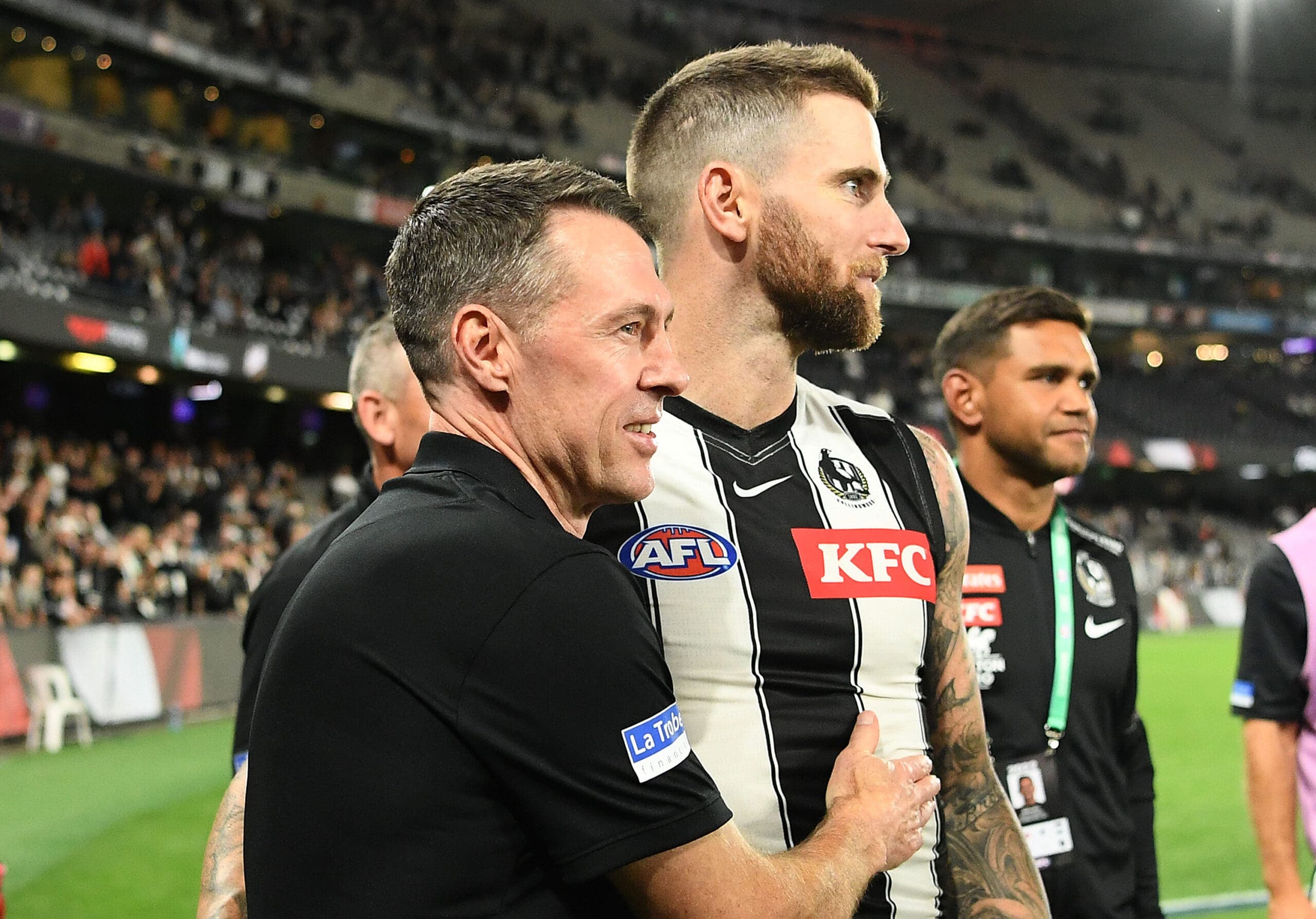 Collingwood cavalry hit injury milestone as star pair set to face Hawks